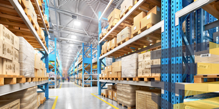 Warehouse safety standards involve clearly labeling potentially dangerous zones