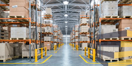 A picture of some racks to illustrate an article about warehouse racking installation