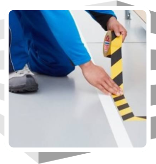 How Installing Floor Marking Tape Aides Warehouse Safety - Precision Floor  Marking